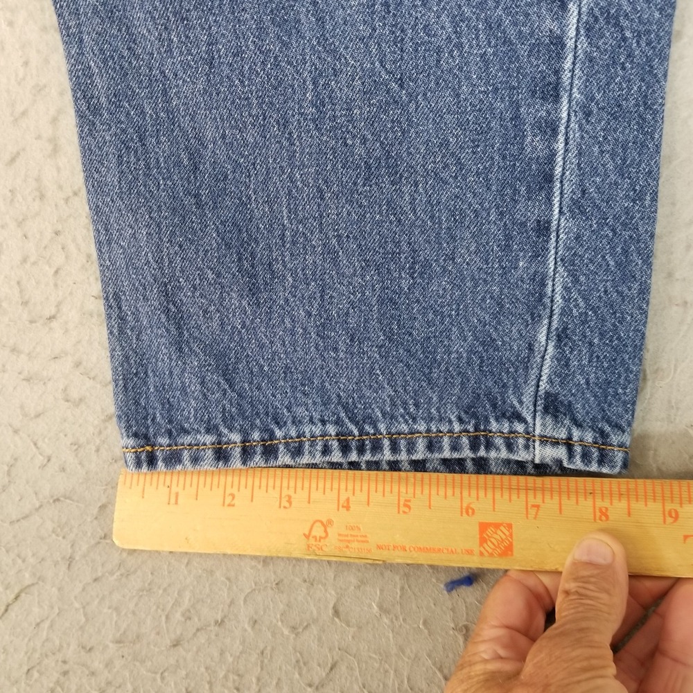 Levi's Jeans Women 31 X 31 Blue '94 Baggy Mid Rise Wide Leg Cotton Denim Pants - Picture 9 of 11